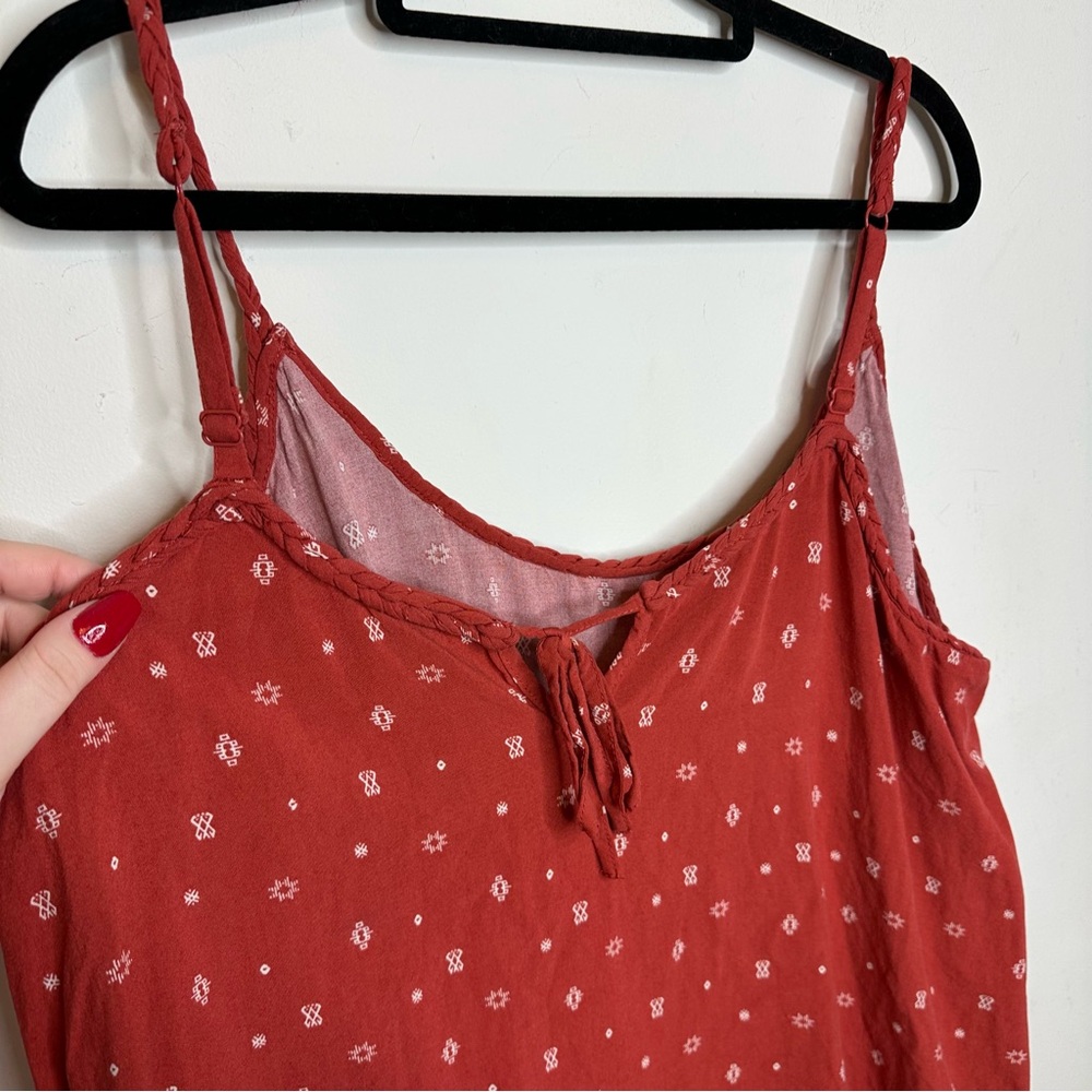 Torrid Challis Braided Sleeveless Flowy Printed Tank Size 2 - Picture 8 of 8